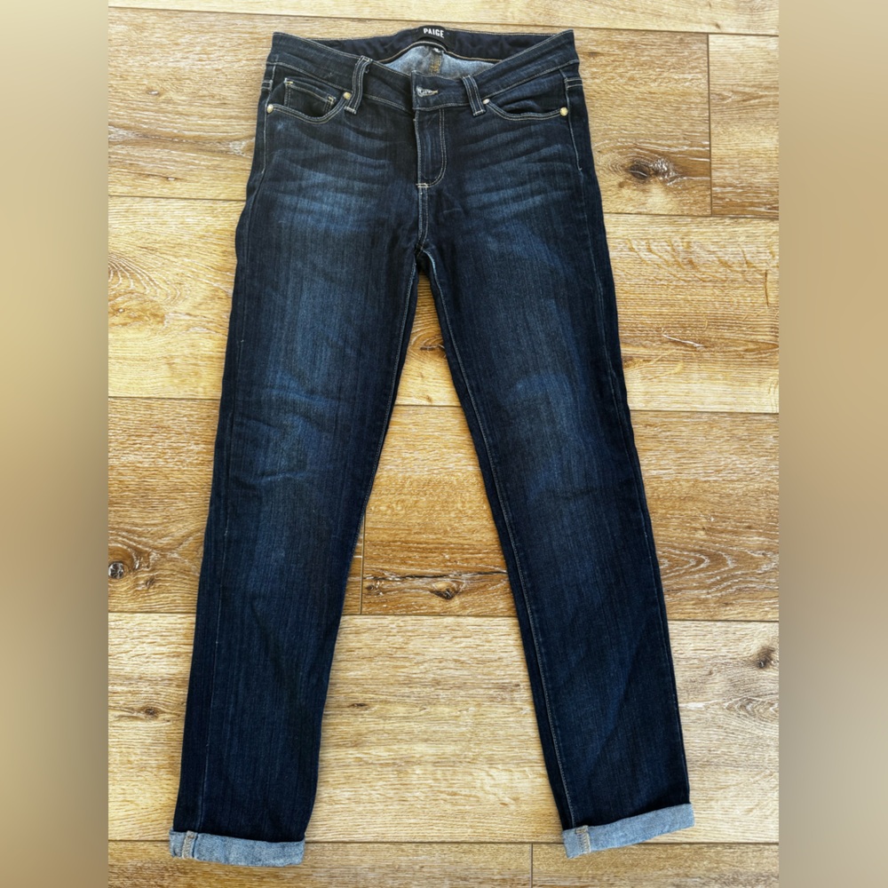 Paige skyline crop jeans